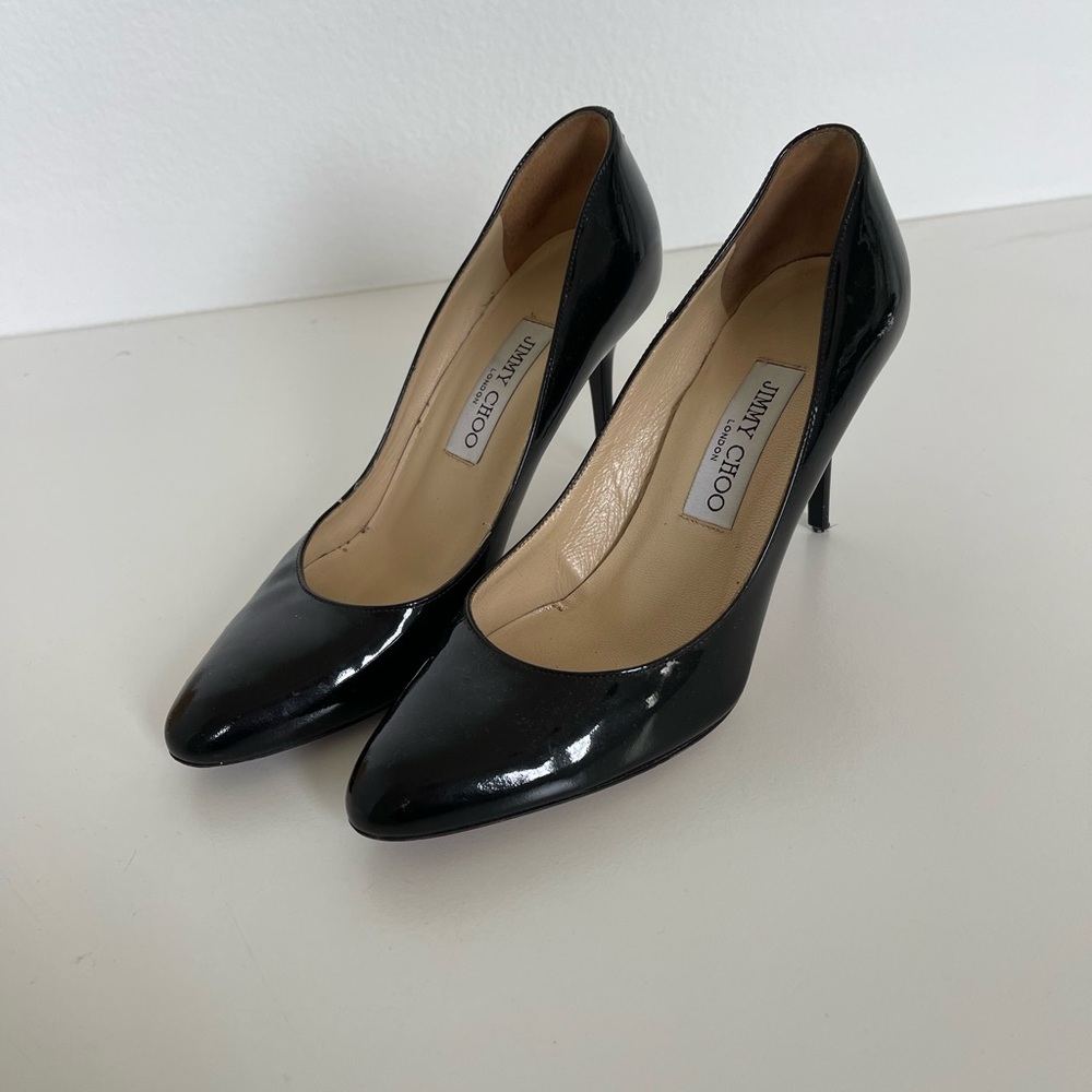 Jimmy Choo Black Stiletto Heels